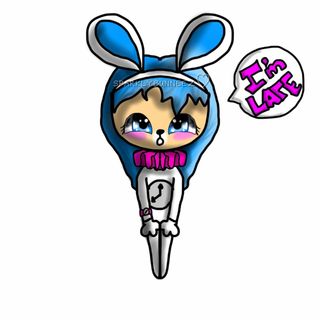 320x320 It's A Humanized White Rabbit From Alice And Wonderland