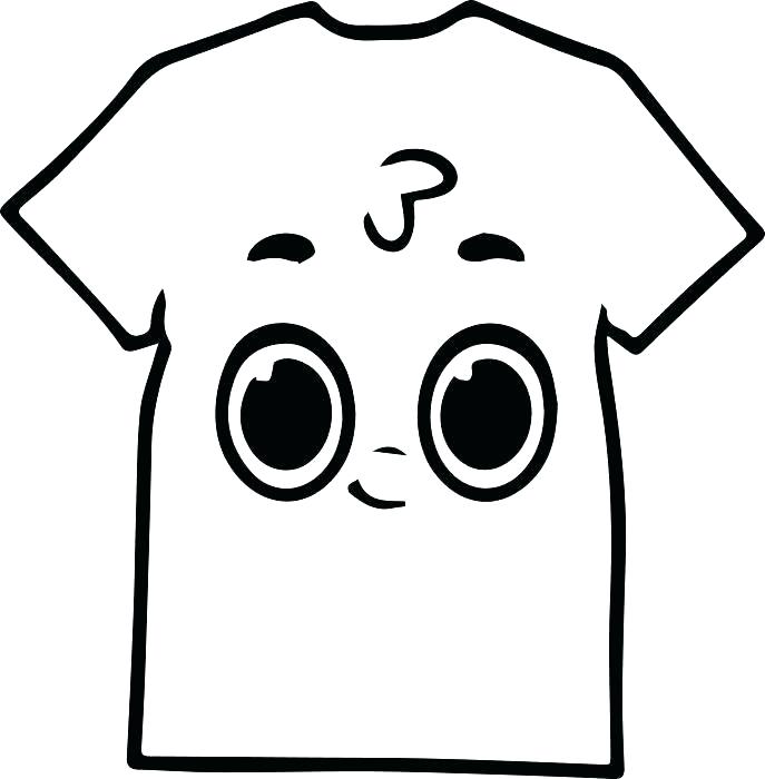 687x700 Blank T Shirt Coloring Sheet Blank T Shirt Coloring