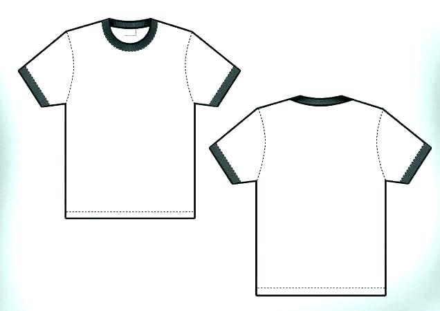 636x450 T Shirt Vector Template Illustrator Free Templates Printing Design