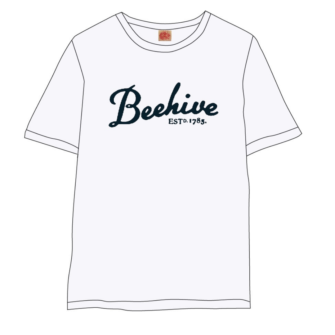 1080x1080 Kids Beehive White Print T Shirt