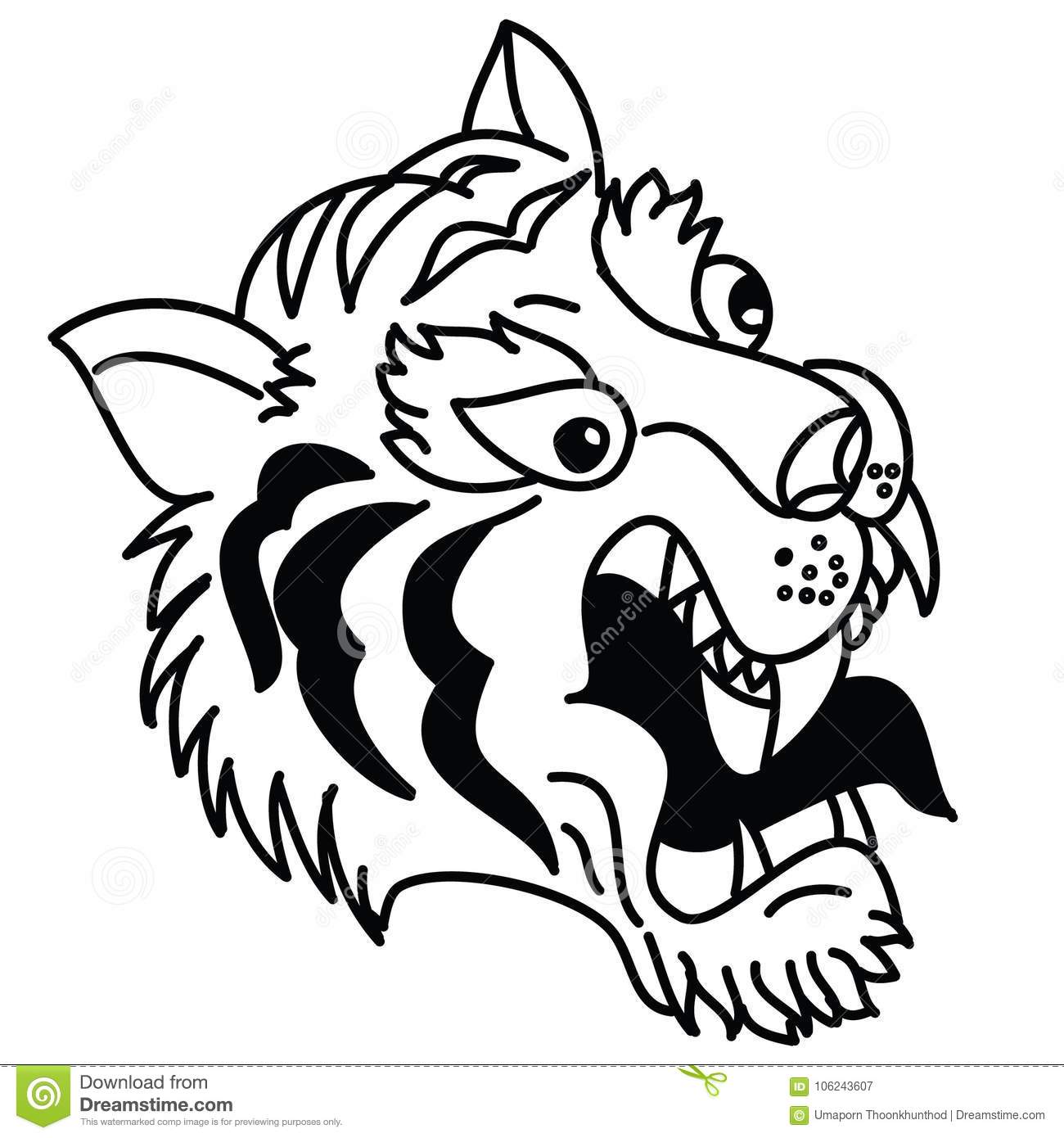 1300x1390 Huge Collection Of 'asian Tiger Drawing' Download More Than