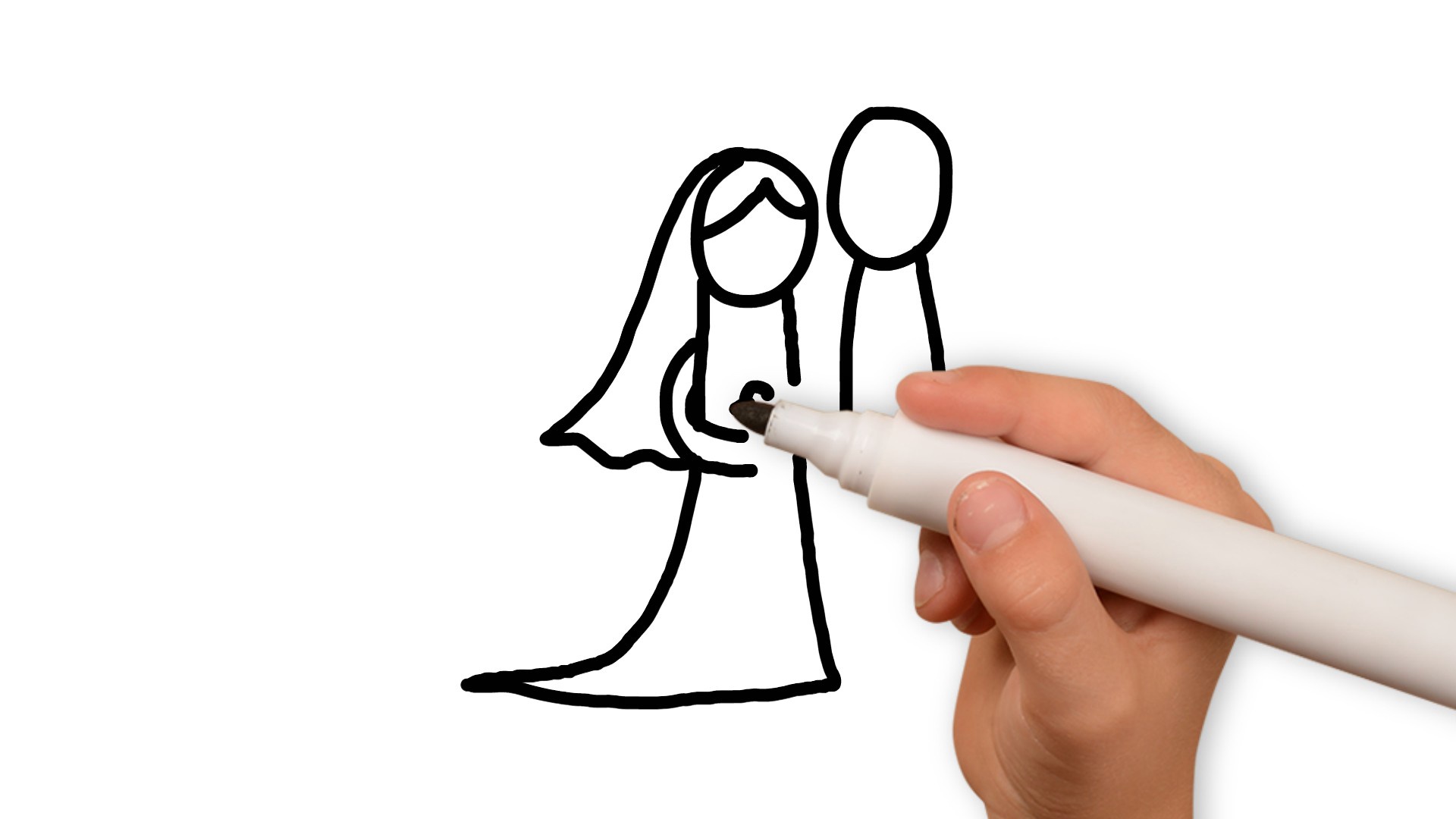 1920x1080 Whiteboard Animation Love And Valentines Clip