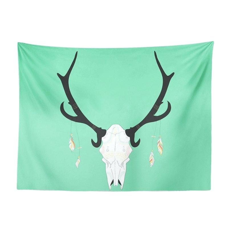 800x800 Point Whitetail Deer Head Skull Horns Antlers Euro Mount Drawing