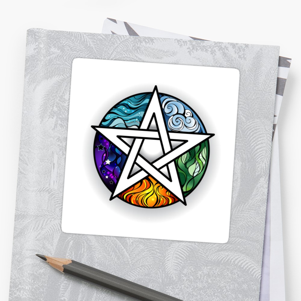 1000x1000 Bright Pentagram