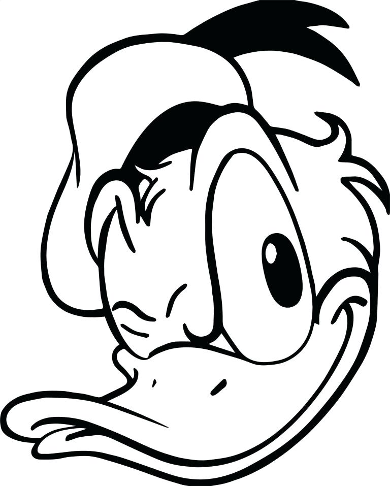 768x957 Draw Donald Duck Draw Baby Donald Duck Step