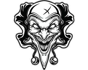 340x270 Evil Jester Clown Etsy