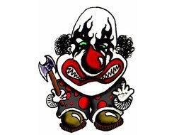 253x190 Wicked Clown Drawings Free Image