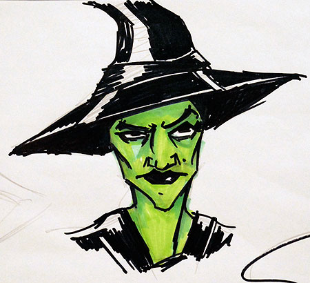 450x410 Wicked Witch Theme Photo And Artwork The Drawing Club