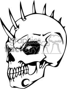 227x300 Wicked Skulls Clipart Collection