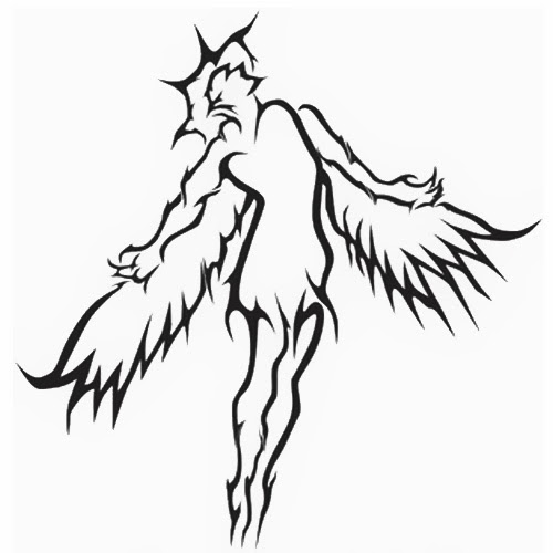 500x500 Wicked Stencil Angel Tattoos Ideas And Designs