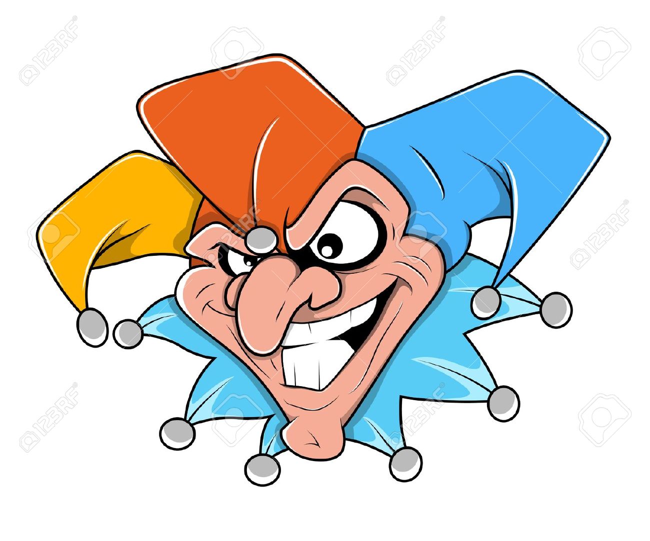 1300x1083 Amazing Jester Tattoo Designs