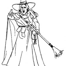 230x230 Splendid Ideas Wicked Witch Of The West Coloring Pages Drawing