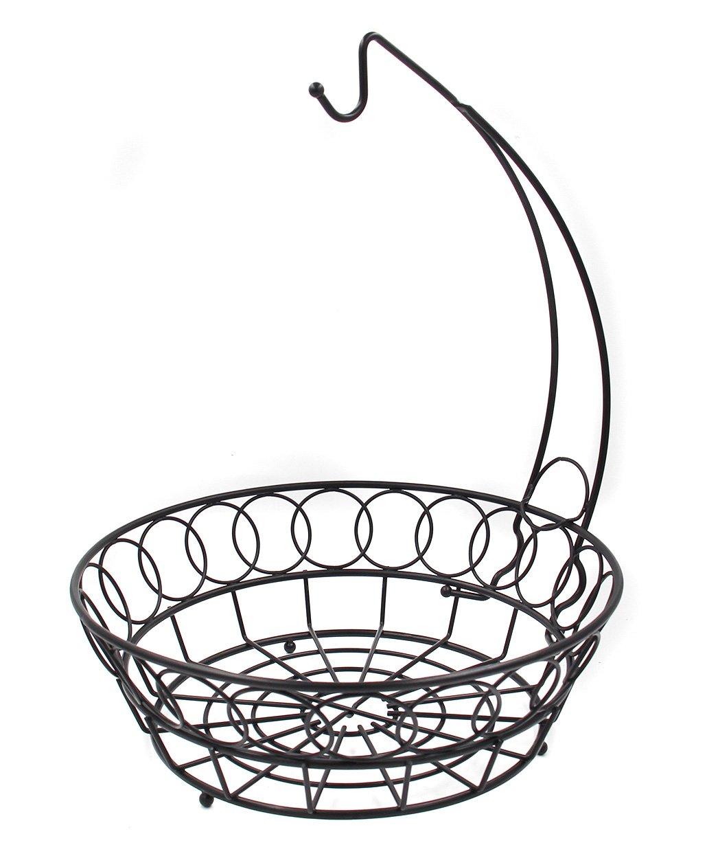 1030x1262 Esylife Fruit Basket With Banana Hook Metal Fruit Bowl Display