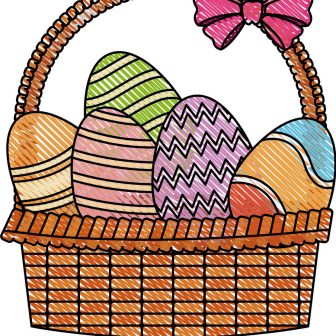 336x336 Basket Drawing Fruits For Kid Flower With Colour Cartoon Asian