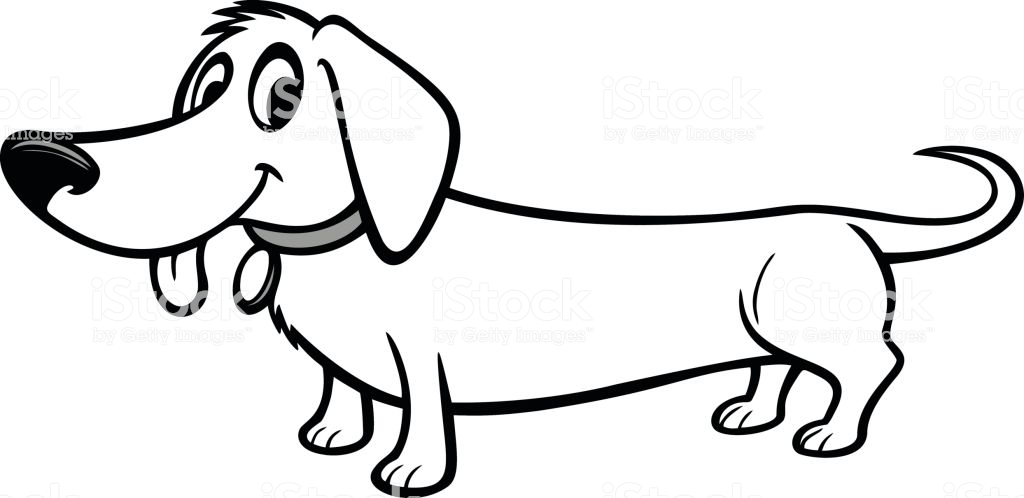1024x498 Collection Of 'dachshund Cartoon Drawing' Download More Than
