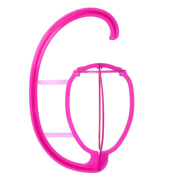 361x361 Rose Red White Wigs Holder Display Wig Stand Portable