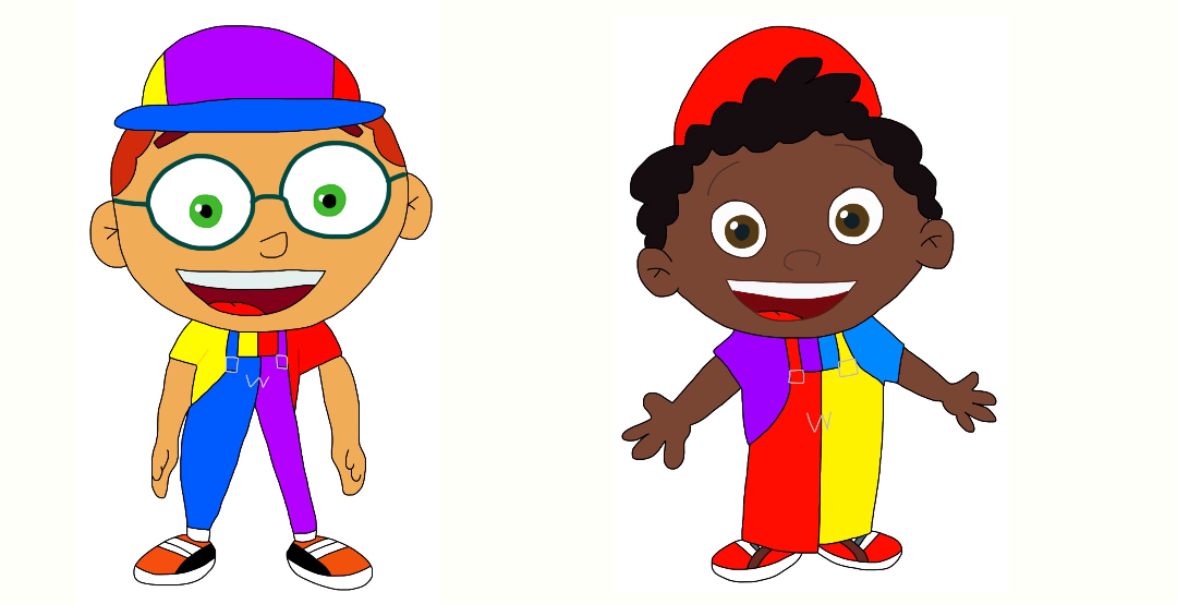 1080x554 Leo And Quincy As Wiggles' Colored Dancers