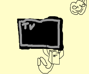 300x250 Draw A Tv And A Wii Console With Wiimotes