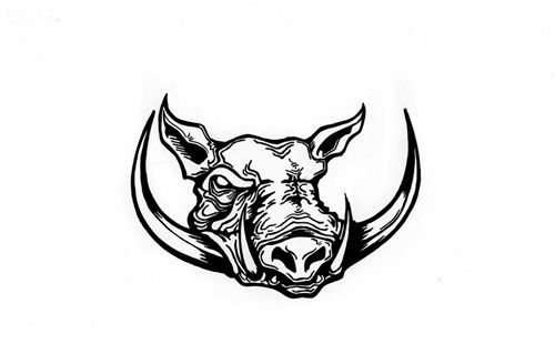 500x328 tusk hog tattoos ideas and designs