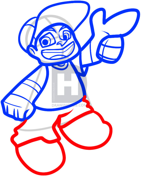 580x720 how to draw lil rob, wild grinders, step