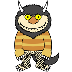250x250 Where The Wild Things Are Cartoon Drawing Lesson