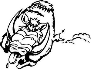 300x230 Wild Hogsports,animals, Car Decal Sticker Ebay