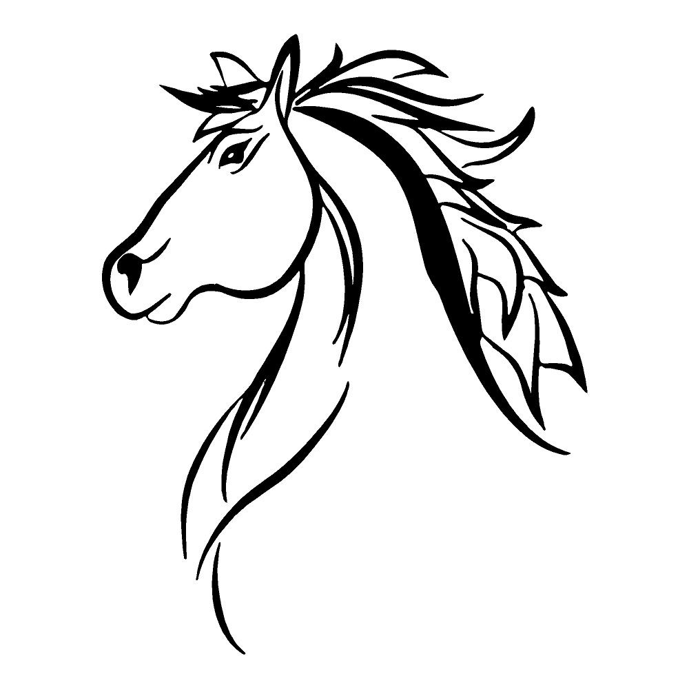 1000x1000 Horse Wild Horses Stickers Car Decals Wall Decals