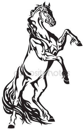 293x449 Horse Vector Tribal Tattoos, Horses, Tribal