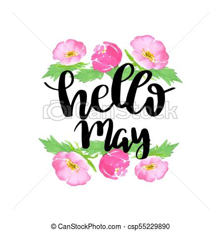 450x470 Vector Watercolor Flowers Hand Drawn Wild Rose Flower, Leaves