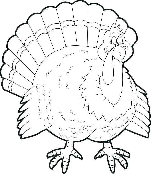 608x700 Printable Turkey A Turkey In The Wild Printable Wild Turkey