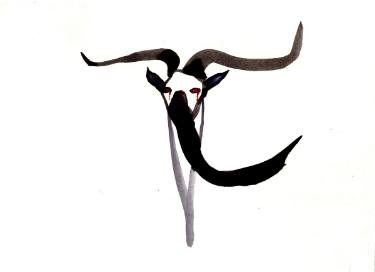 375x272 Goat Drawing