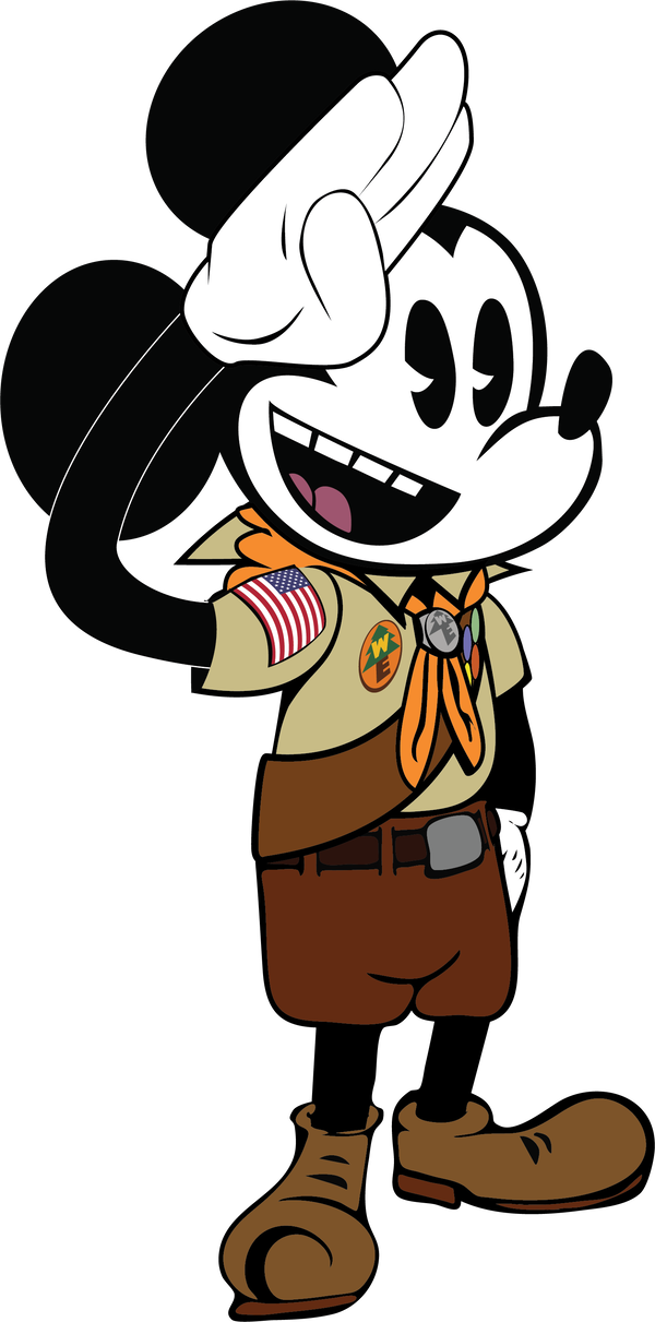 600x1211 Wilderness Explorer Mickey Salute