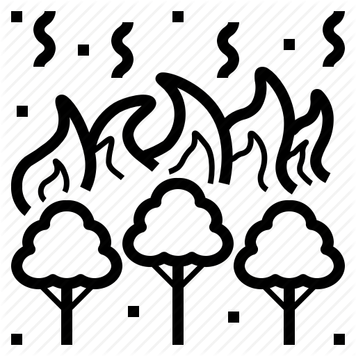 512x512 burn, fire, flame, forest, wildfire icon