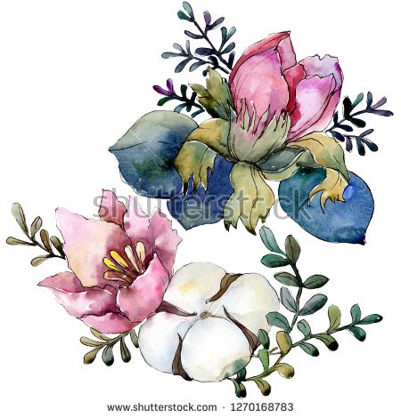 450x470 Stock Photo Pink Floral Botanical Flower Bouquet Wild Spring