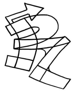 287x346 how to draw wildstyle graffiti step