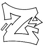 154x158 learn to draw wildstyle graffiti