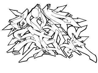 Wildstyle Graffiti Drawing | Free download on ClipArtMag