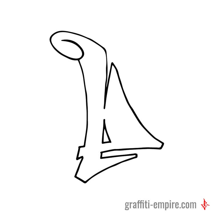 750x750 Graffiti Letter E Graffiti Empire