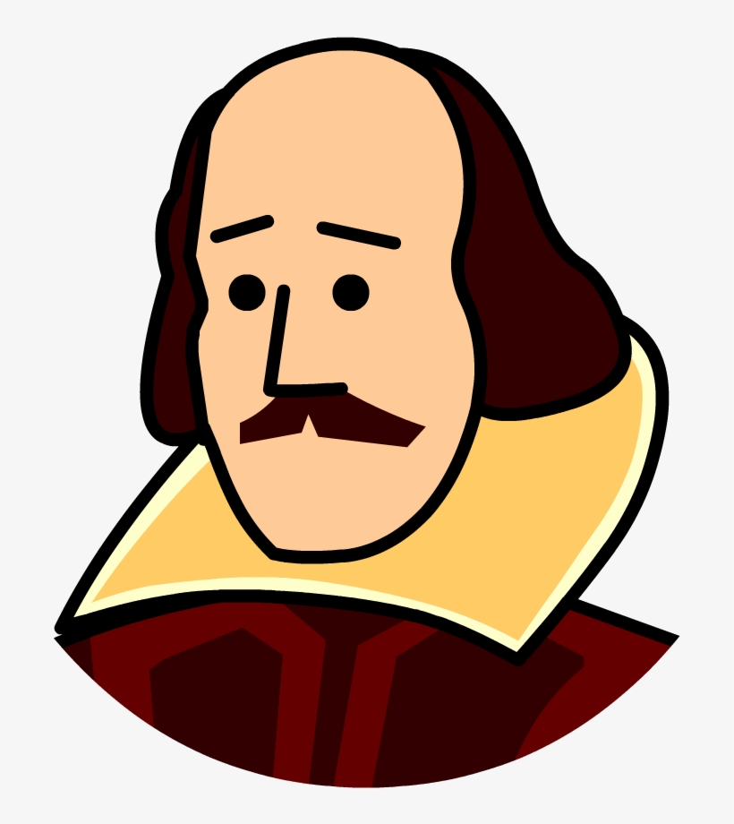 820x920 Shakespeare Clipart Head Library Stock