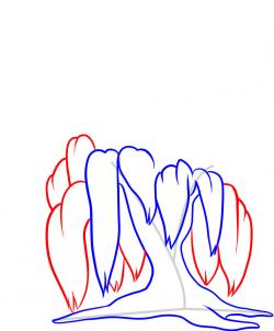 250x302 how to draw how to draw a willow tree, weeping willow