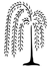 212x300 simple willow tree drawing misc weeping willow
