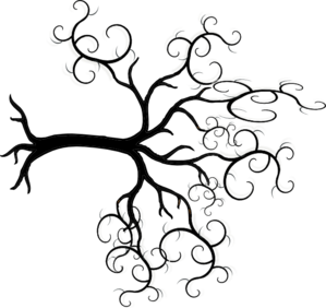 299x282 Willow Tree Roots Clipart