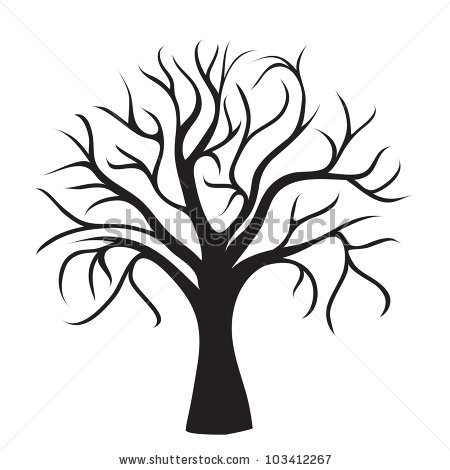 450x470 Clipart Tree Drawing Collection