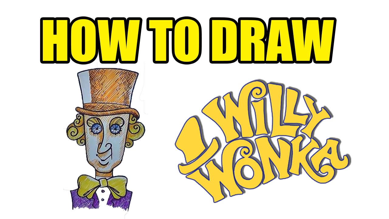 1280x720 How To Draw Willy Wonka Step