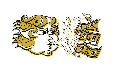 473x315 Wind Blowing Money Prints