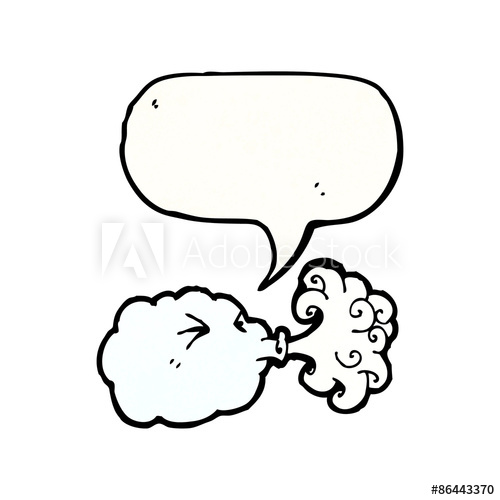 500x500 Cartoon Cloud Blowing Wind