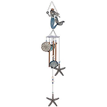 350x350 Sunset Vista Designs Mermaid Metal Wind Chime
