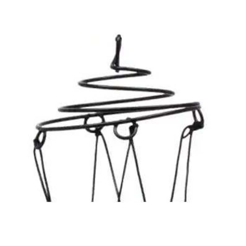 794x794 Black White Metal Spiral Cage Wind Chime Hanger Metal Wind Etsy