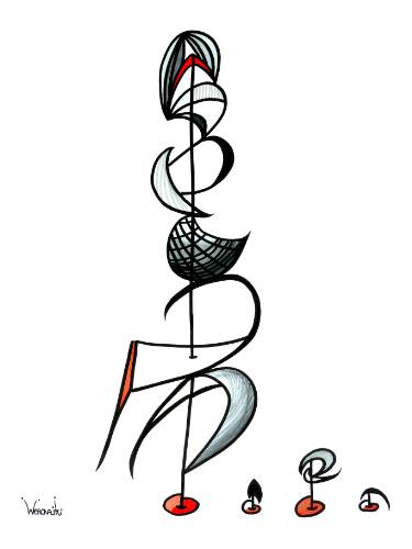 375x500 The Character Of Wind Drawing