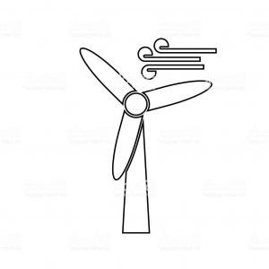 300x300 Wind Energy Icon Simple Style Vector Soidergi